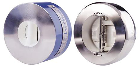 Schematic Diagram of Butterfly Check Valve