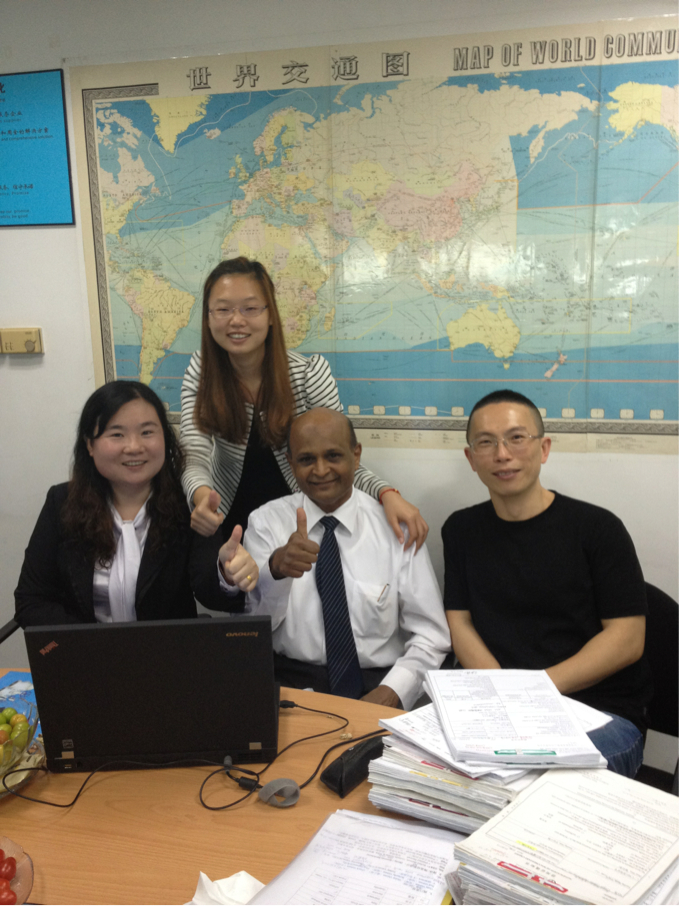 Sri Lanka client Mr Rsd working with landee stuff