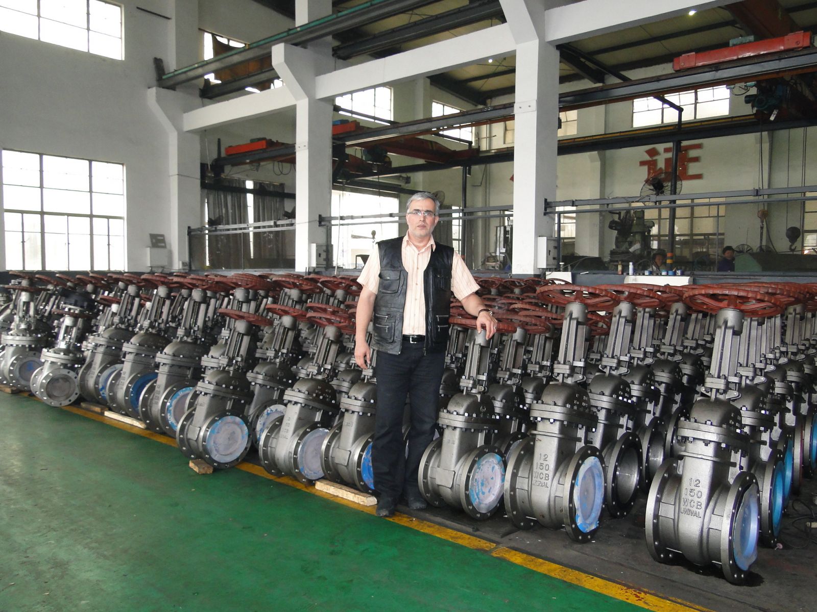Iran Clients in Landee Gate Valve Workshop, China