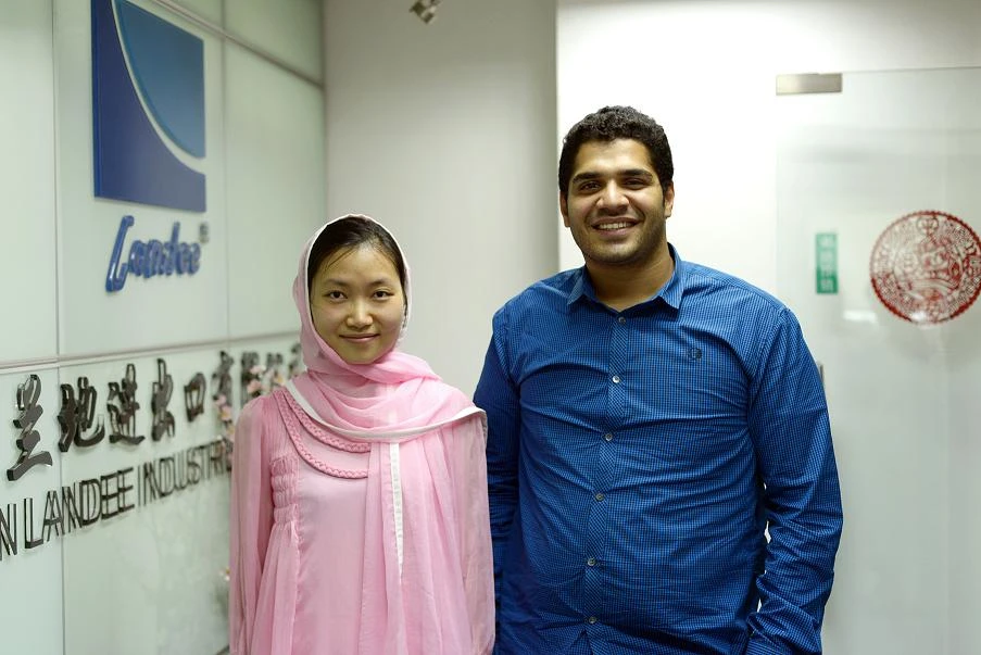 Brotherhood Client APE from Pakistan visited Landee International Sales Center China