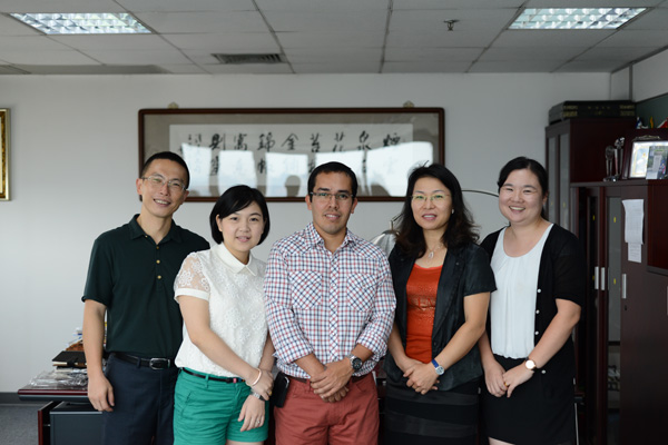 USA Clients Visited Landee Headquarter in Aug 2013