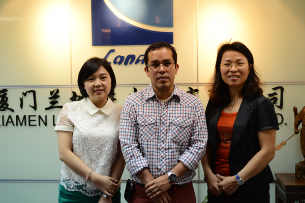 USA Clients Visited Landee Headquarter in Aug 2013