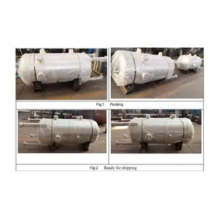 Stainless Steel Air Storage Tank, A240 Gr.316L, 1 m3, Custom