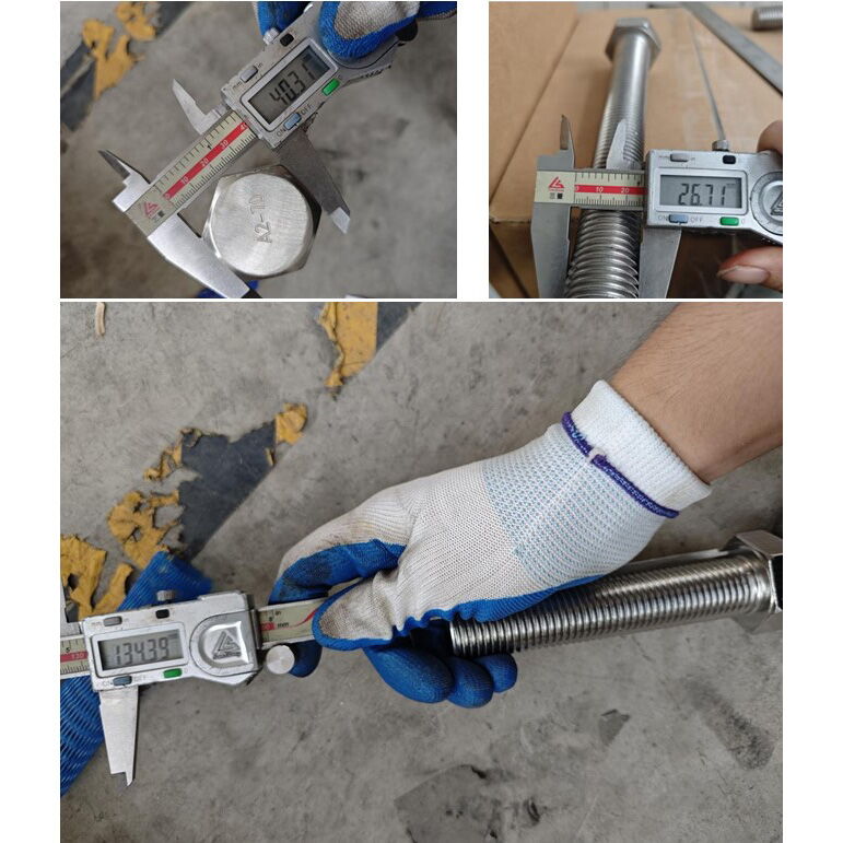 A2-70 Hex Head Bolt, ISO 4017, Stainless Steel, M27, 134 mm