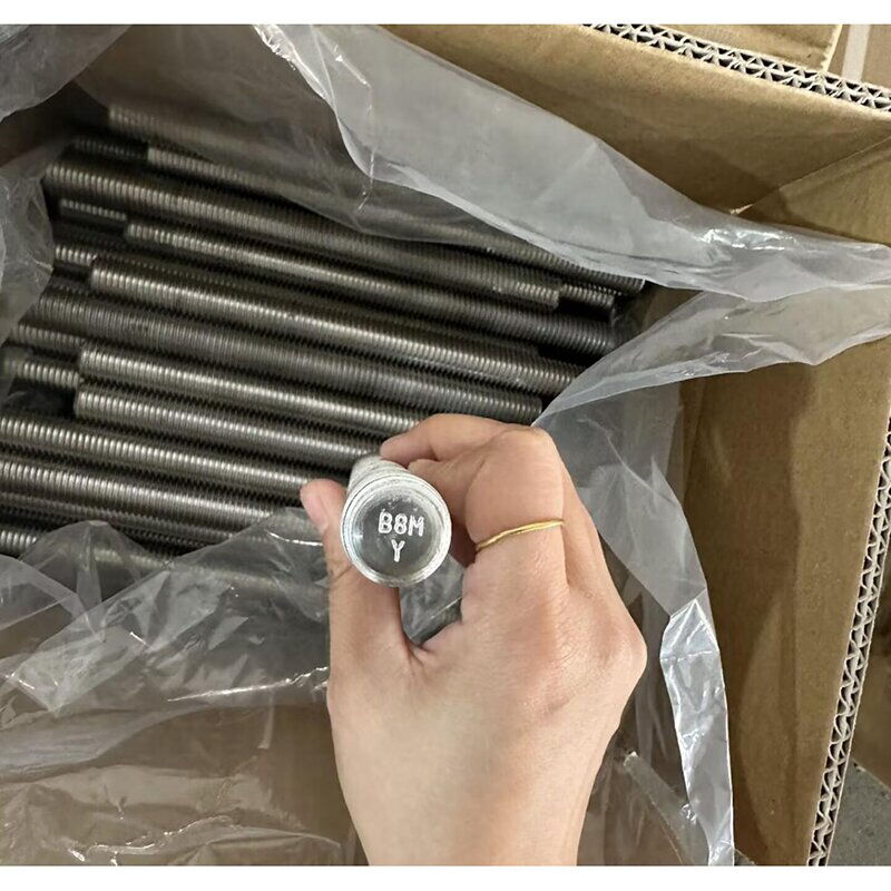 ASTM A193 Grade B8M Stud Bolt, M16 * 210 MM, Fully Threaded