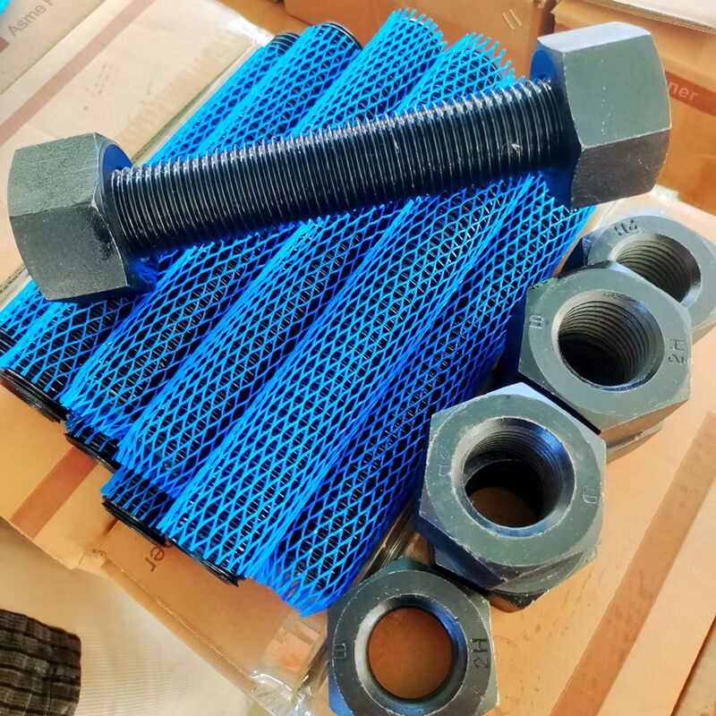 Full Thread Bolt & Nuts, A193 B7, A194 2H, 1-3/4 IN, 350 mm