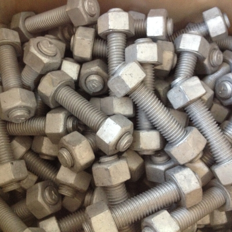 Hot Dip Galvanized Stud Bolts, A193 Grade B7, 3/4 IN, 110 mm