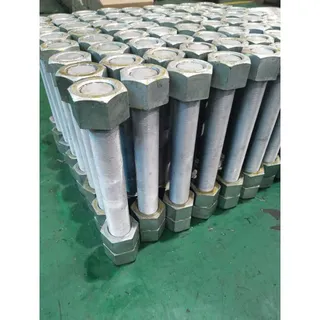Hot Dip Galvanized Stud Bolt & Nut, A193 B7, A194 2H, 1.5 IN