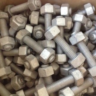 Hot Dip Galvanized Stud Bolts, A193 Grade B7, 3/4 IN, 110 mm