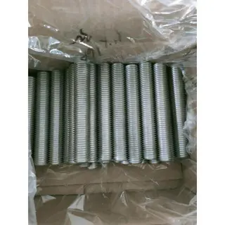 Hexagon Head Bolt, ASTM A193 B7, 2-1/2 IN, 290 mm, Galvanized