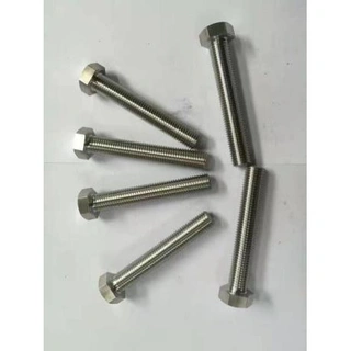 Monel 500 Stud Bolt & Nuts, F467 UNS N05500, 5/8 IN, 115 mm