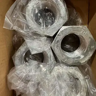 Hot-Dipped Galvanized Bolt & Nuts, A320 L7, A194 7, 1-1/8 IN