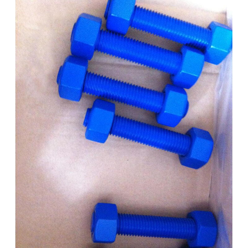 Stud Bolt with Heavy Hex Nuts, ASME B18.2.1, B7, 2H, 1/2 IN