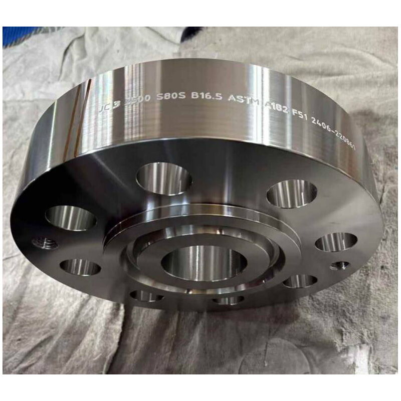 ASTM A182 F51 RTJ Flange, ASME B16.5, 3 IN, 2500 LB, SCH 80S