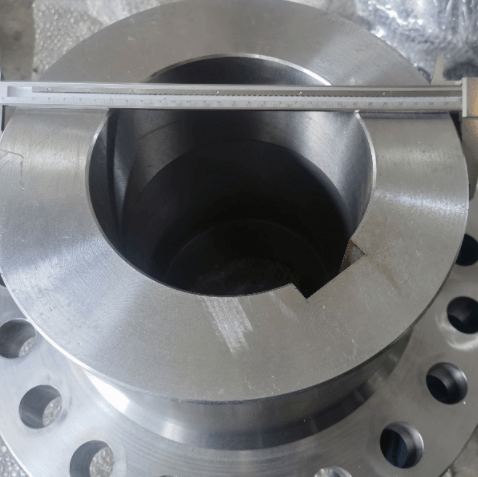 Carbon Steel C45 Hub Flange, AISI 1045, Customized Size
