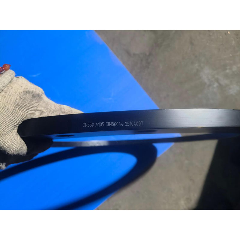 DIN 86044 Plate Flange, ASTM A105, Carbon Steel, 22 Inches