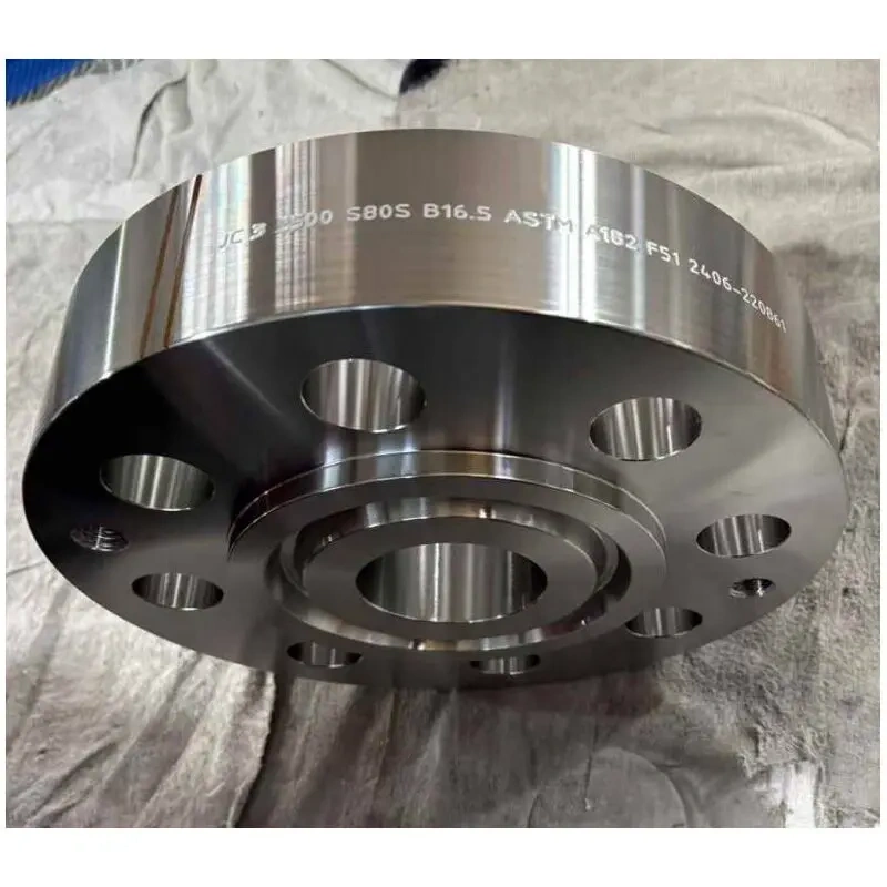ASTM A182 F51 RTJ Flange, ASME B16.5, 3 IN, 2500 LB, SCH 80S - Landee
