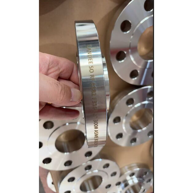 ANSI B16.5 Slip-on Flange, ASTM A182 F316L, 2 IN, CL300, RF