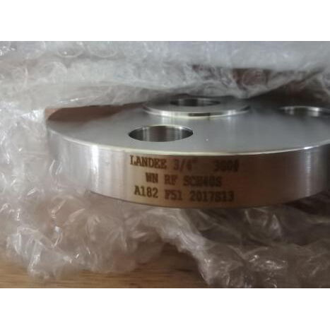 ASTM A182 F51 SO Flange, ANSI B16.5, 3/4 Inch, CL 150 LB, RF