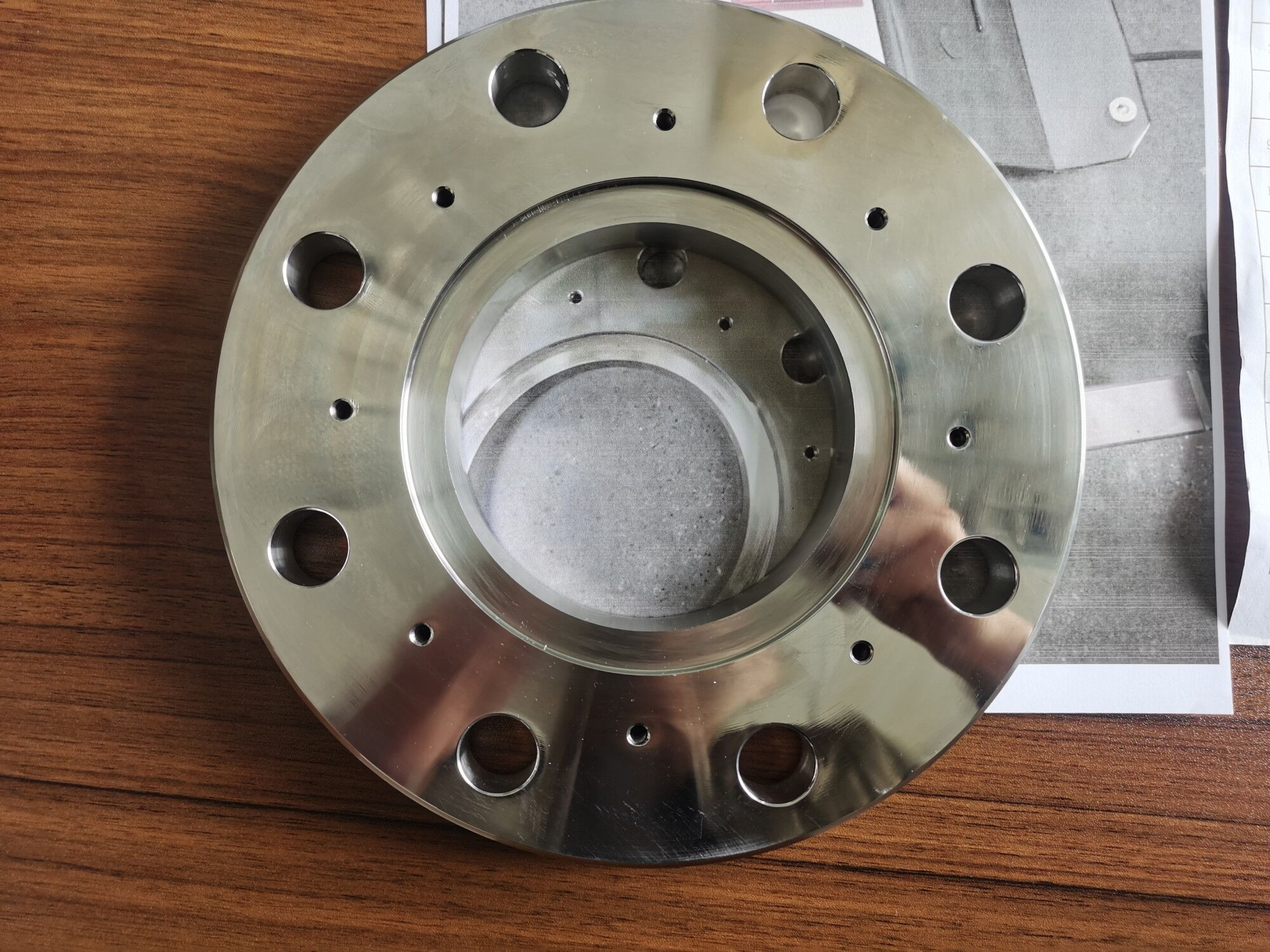 Mirror Surface Slip On Flange, ASME B16.5, ASTM A182 F316L