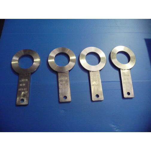 Stainless Steel Spade Flange, ASTM A182 F304L, 2 Inch, CL300