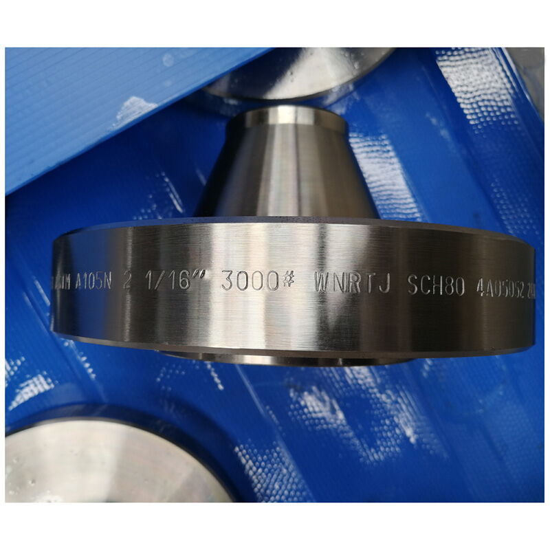 API 6A WN Flange, ASTM A105N, 2-1/16 Inch, 3000 LB, SCH 80