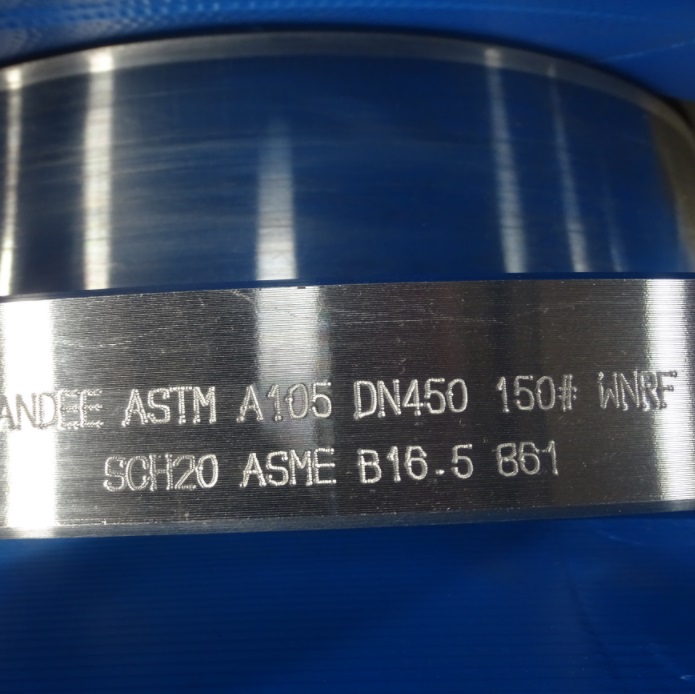 ASTM A105 WN Flange, 18 Inch, DN450, 150 LB, ANSI B16.5, RF