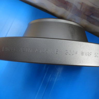 ASTM A105N Welded Neck Flange, 6 Inch, 300 LB, SCH 40, RF