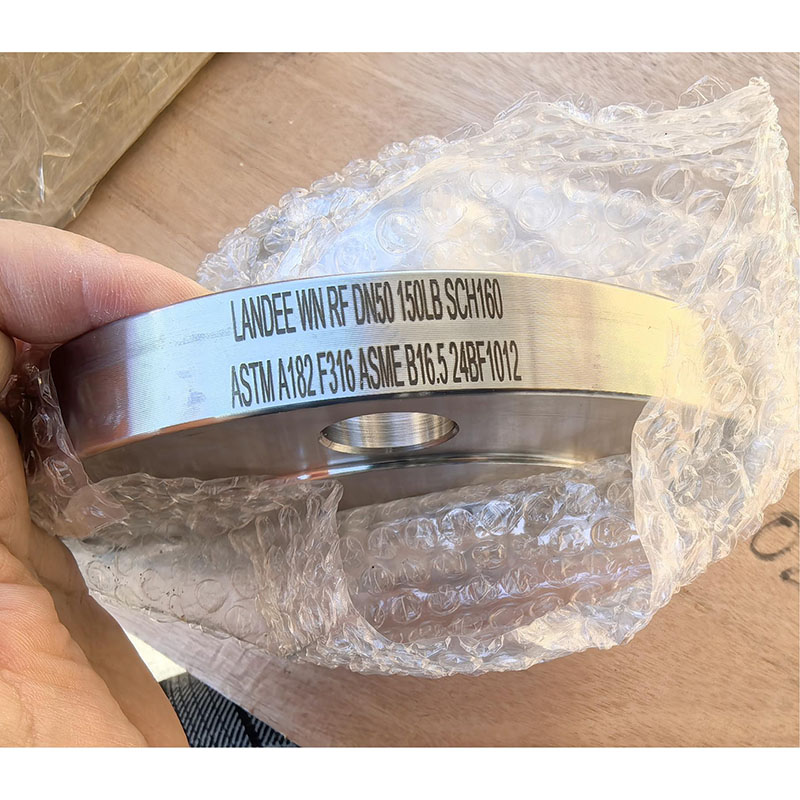 ASTM A182 F316 WN Flanges, ASME B16.5, DN50, 2 IN, CL150, RF