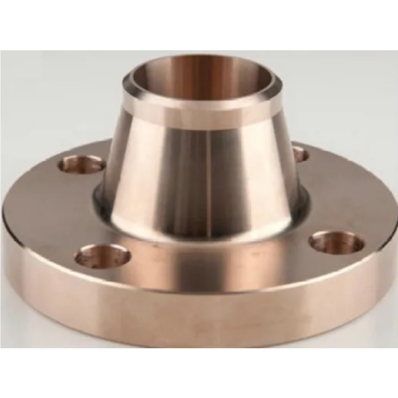 Copper Nickel Weld Neck Flange, ASTM B151 UNS C70600, 7060X