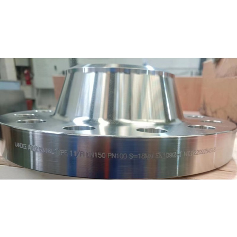 Forged Stainless Steel Weld Neck Flange, F316L, DN150, PN100