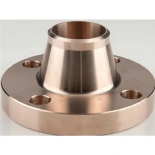 Copper Nickel Weld Neck Flange, ASTM B151 UNS C70600, 7060X