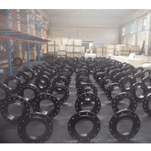 ASTM A105 Weld Neck Flange, 12 Inch, 300LB, Black Coating