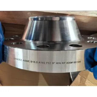 ASTM A182 F51 Weld Neck Flanges, ASME B16.5, 6 IN, CL600, RF