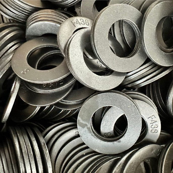ASTM A182 F436 Anchor Bolt with 2 Hex Nuts and 2 Washers