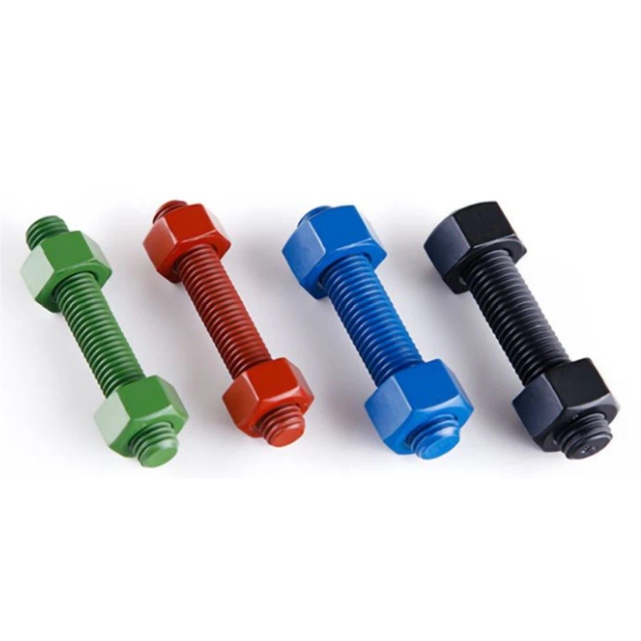 ASTM A193 Fully Threaded Stud Bolt with 2 Hex Nuts