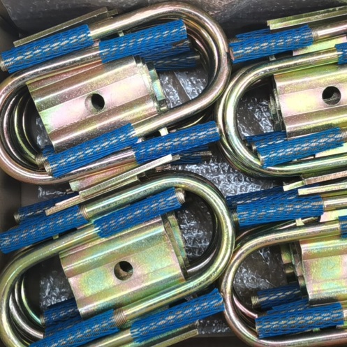 Carbon Steel Q235 U Bolts, Yellow Zinc Plated