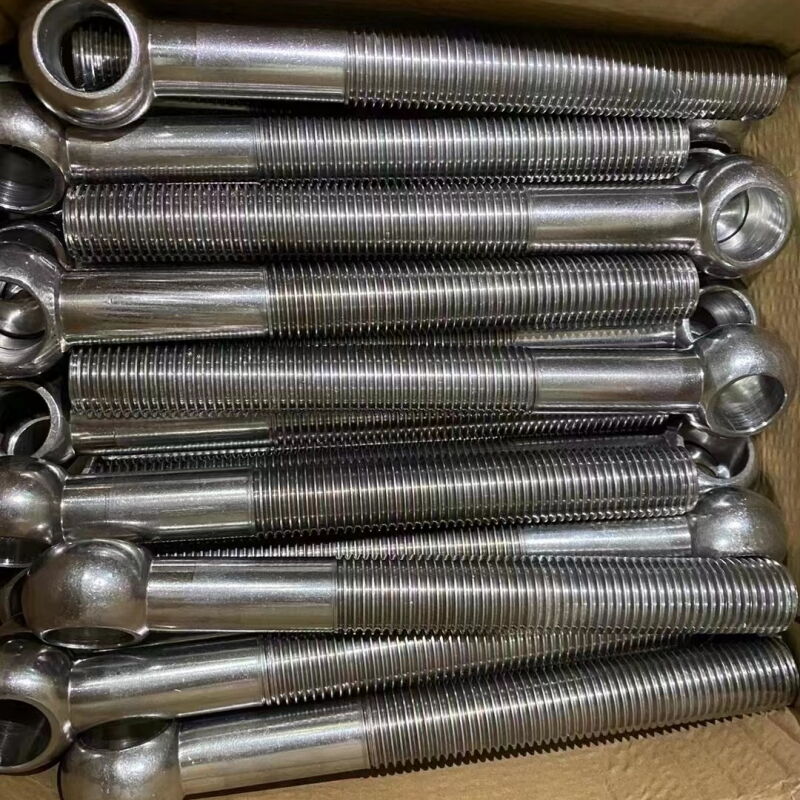 Duplex 2205 Eye Bolt, DIN 580, UNS S32205, M30, 280 mm