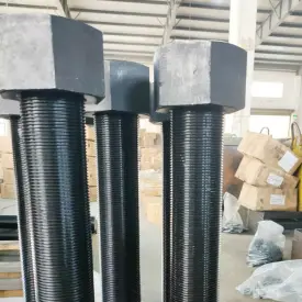 ASTM A193 Grade B16 Stud Bolts with 2 Hex Heavy Nuts
