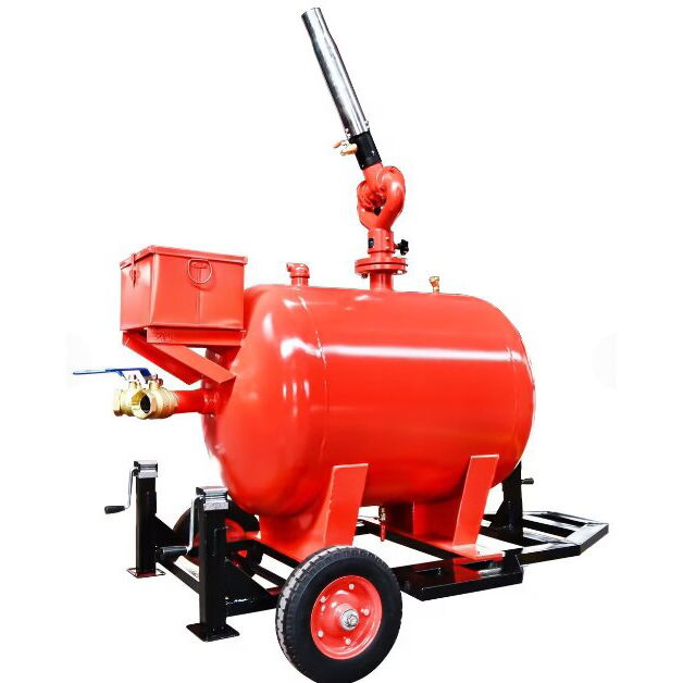 Fire Fighting Foam Monitor, 1000 Liters, Trolley Mounted