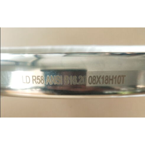 08X18H10T Oval Gasket, ANSI B16.20, Stainless Steel, R58