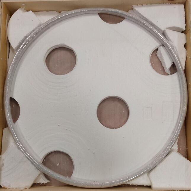 ASME B16.20 RTJ Gasket, Oval, SS 316, R77, 24 Inch, 600 LB