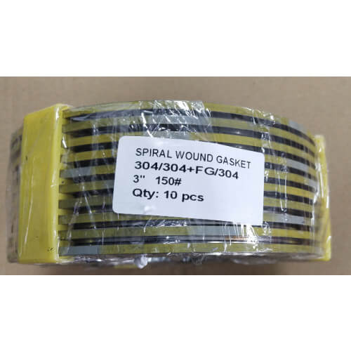 ASME B16.20 Spiral Wound Gasket, 3 Inch, DN80, 150 LB, RF