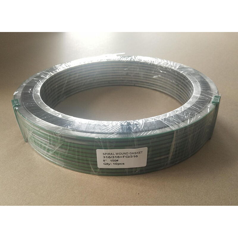 ASME B16.20 SW Gaskets, SS 316 IR & OR, 8 Inch, CL150 LB, RF