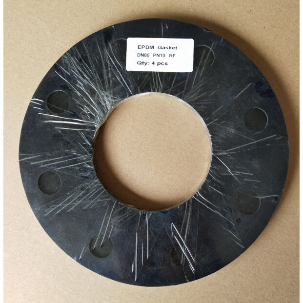 EPDM Rubber Flat Gasket, EN 1514-1, DN80, PN10, THK 2 mm