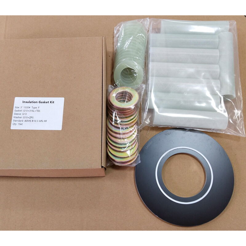 Flange Insulation Gasket Kit, Type F, G10, 3 Inch, CL1500 LB