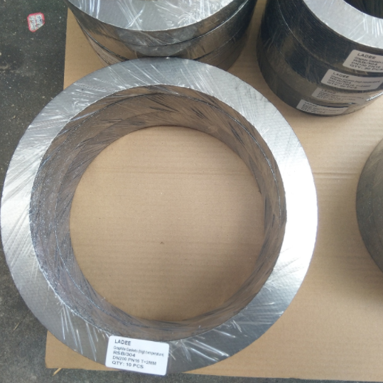 High Temperature RSB / SS 304 Graphite Gaskets, DN200, PN16