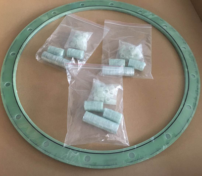Isolation Gasket Kits, G10 with PTFE & Viton, 20IN, CL150, FF