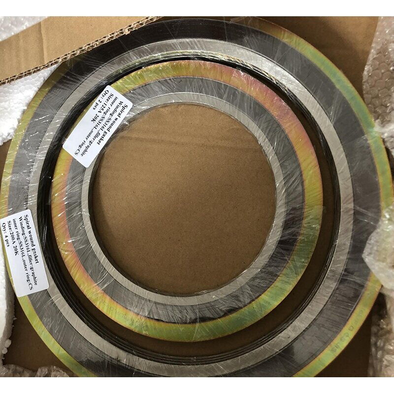 JIS B2404 Spiral Wound Gasket, SS 316L IR, CS OR, 200A, 20K