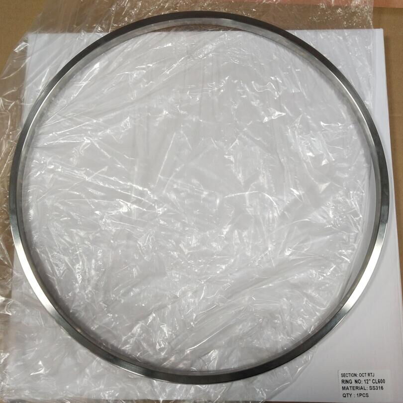 Octagonal Ring Joint Gasket, ASME B16.20, SS 316, R57, 12 IN